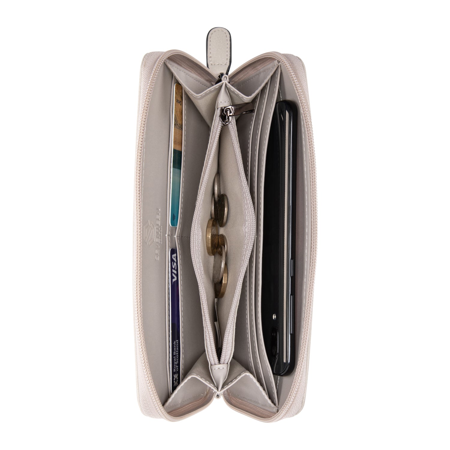 Light grey purse sale
