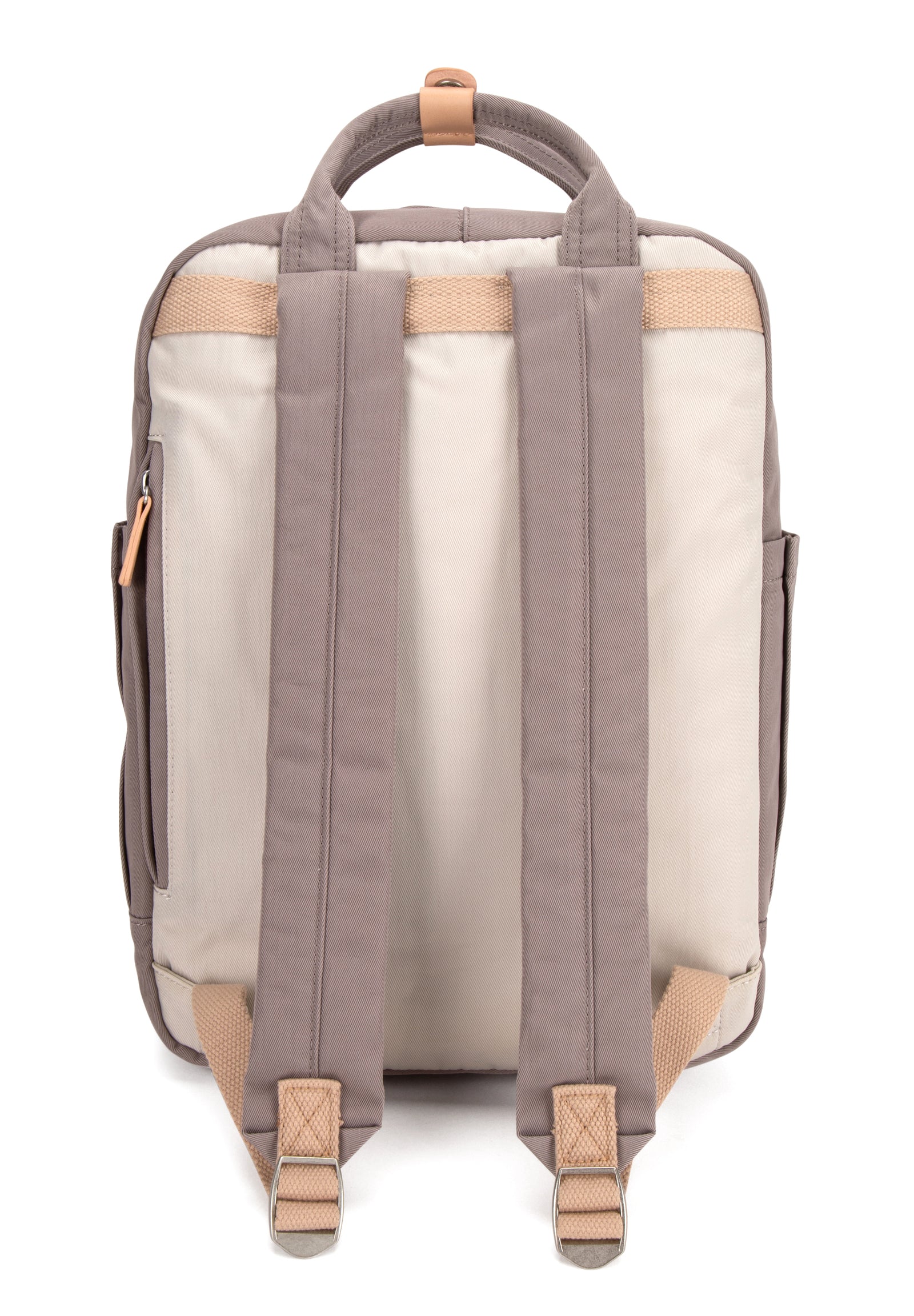 The Wimbledon Backpack - Grey with Cream