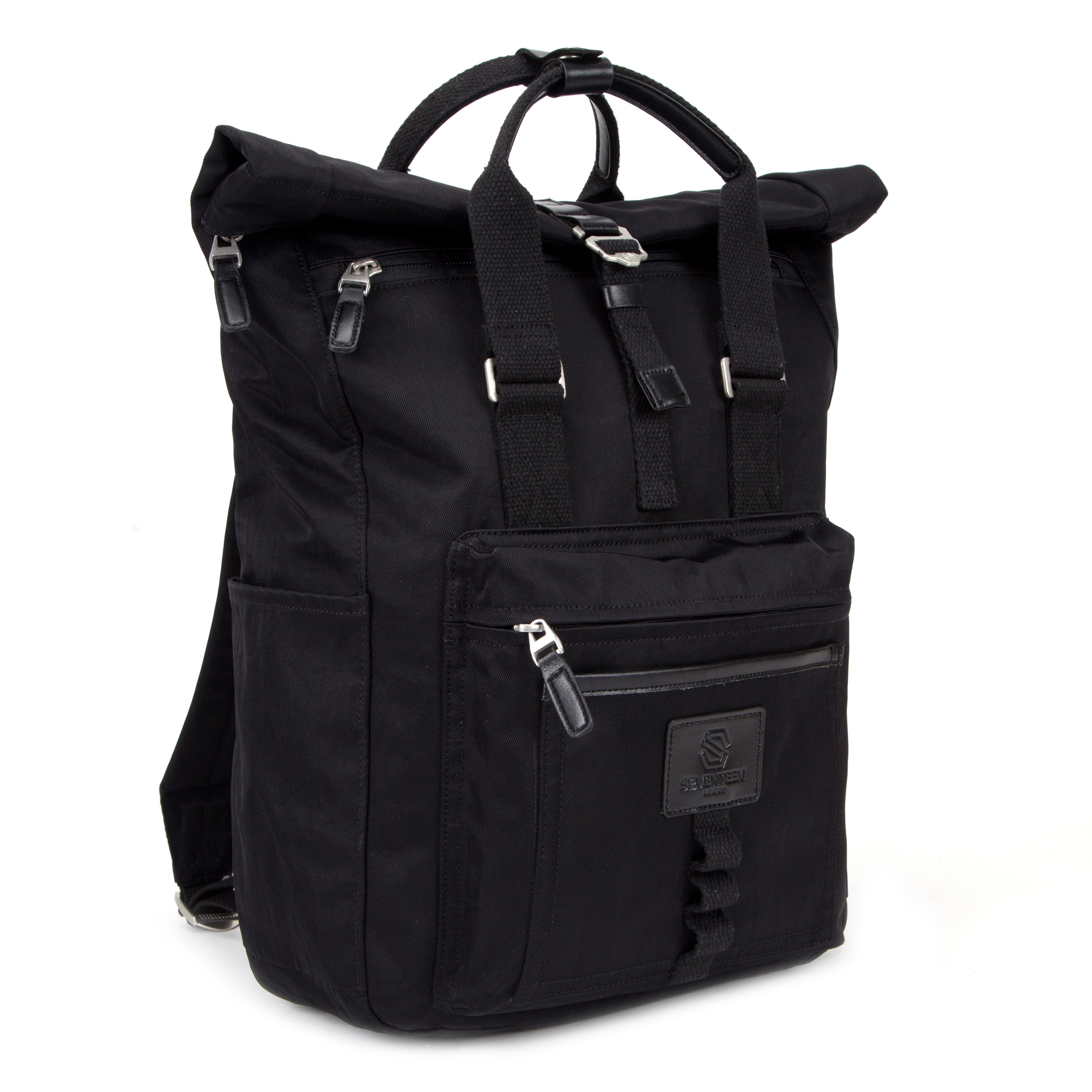 Canary Wharf Backpack - Black with Black